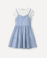Conjunto Vestido Playera,AZUL CIELO