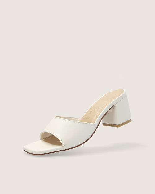 Sandalia Blanca Tac&oacute;n