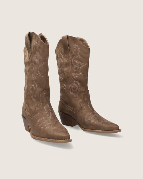 Bota Vaquera Caf&eacute;