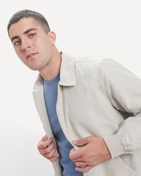 Chamarra Bomber Beige