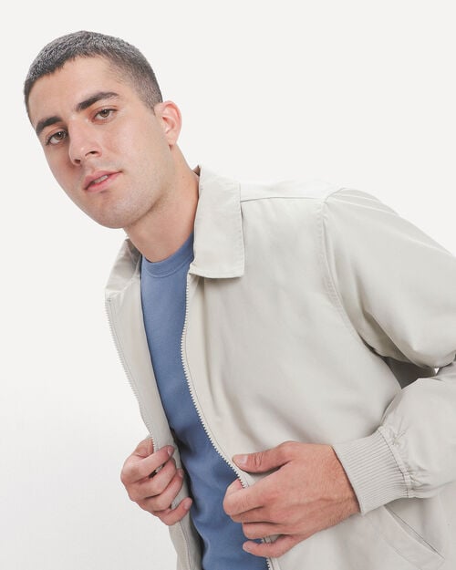 Chamarra Bomber Beige