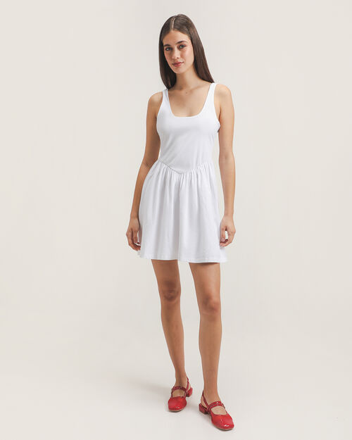Vestido Blanco Tirantes
