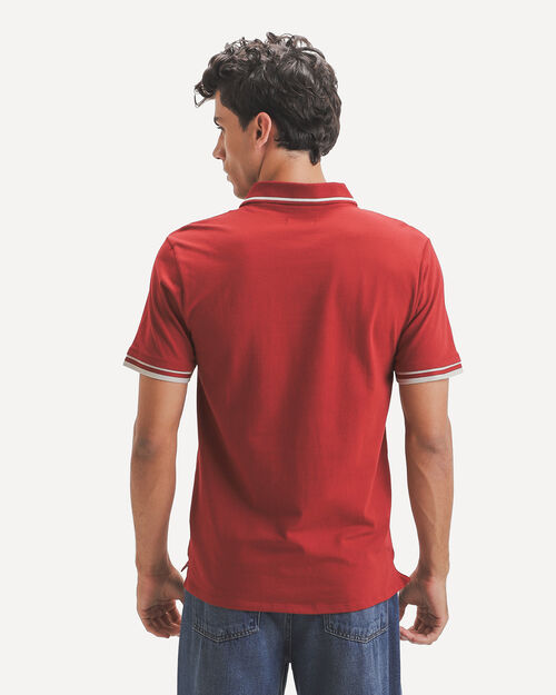 Polo Slim Roja