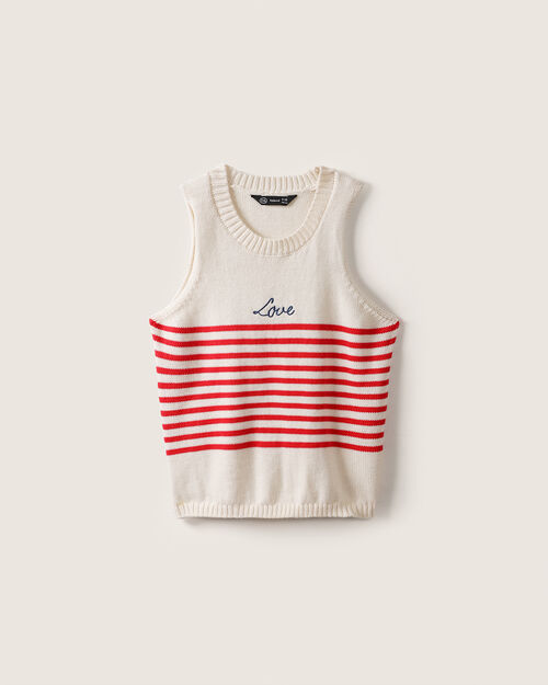 Chaleco De Punto Rayas