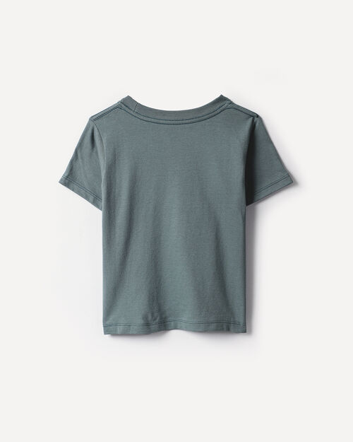Playera Verde Estampada