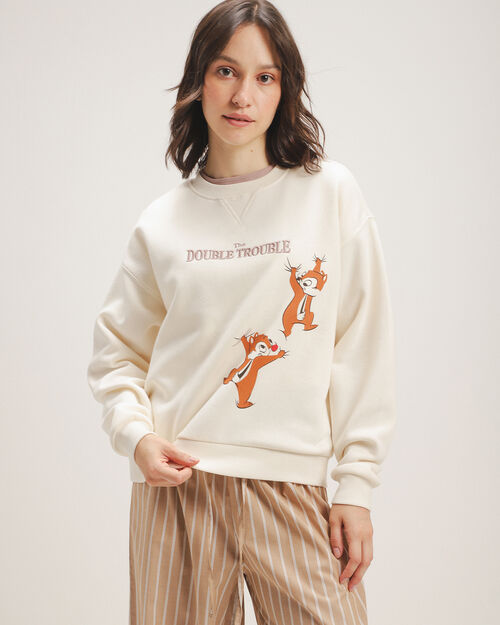 Sudadera Cerrada Chip Y Dale