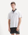 Playera Beige Estampado,BLANCO HUESO
