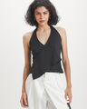 Top Negro Halter,NEGRO