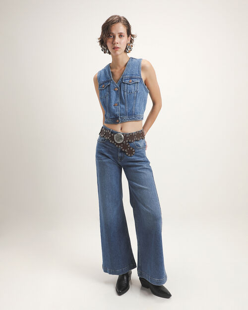 Chaleco Mezclilla Azul