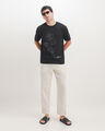 Pantal&oacute;n Relaxed Beige,CREMA