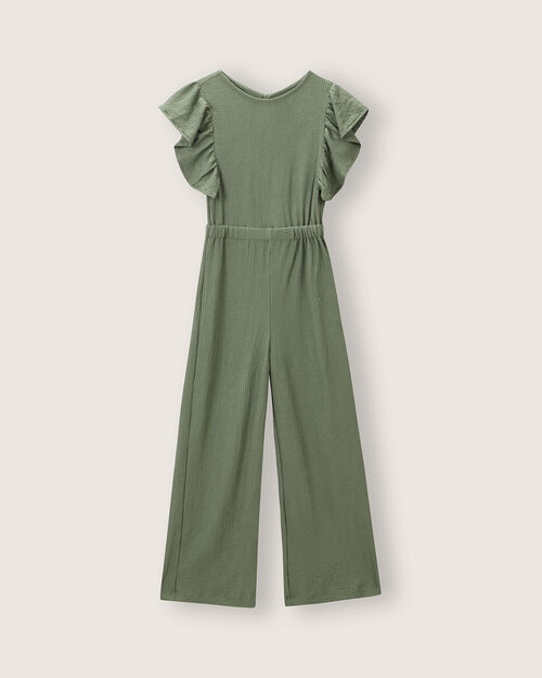 Jumpsuit Volantes Verde