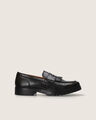 Mocasín Negro Flecos,NEGRO