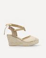 Alpargatas Beige Plataforma,CRUDO
