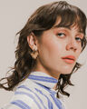 Aretes Dorados Aros,AMARILLO MOSTAZA