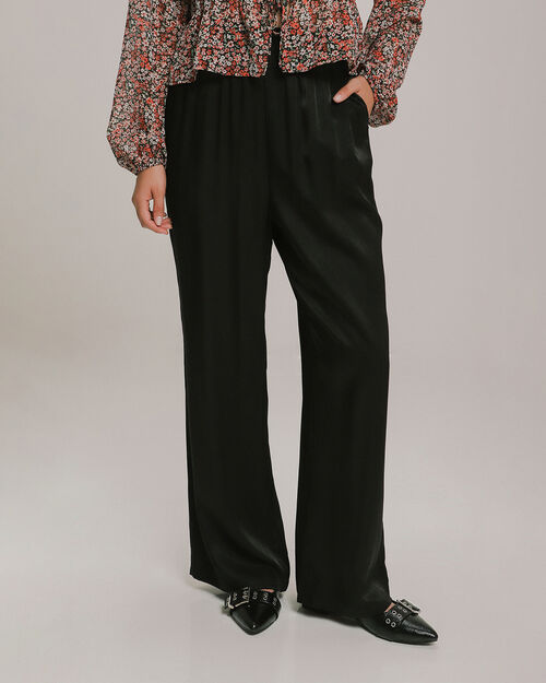Pantalón Wide Leg Negro