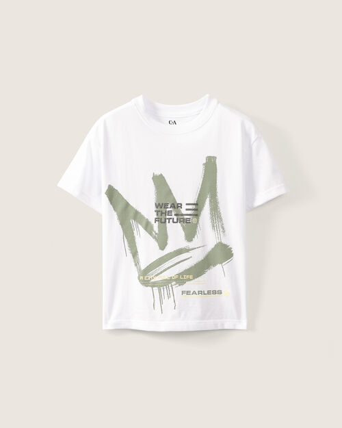 Playera Blanca Con Dise&ntilde;o