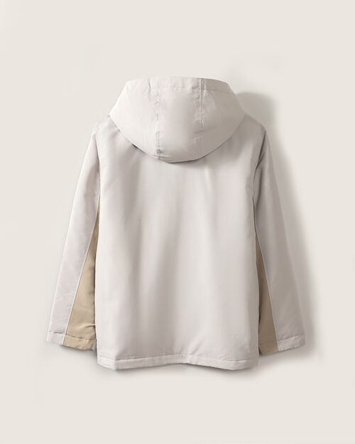 Chamarra Hoodie Beige