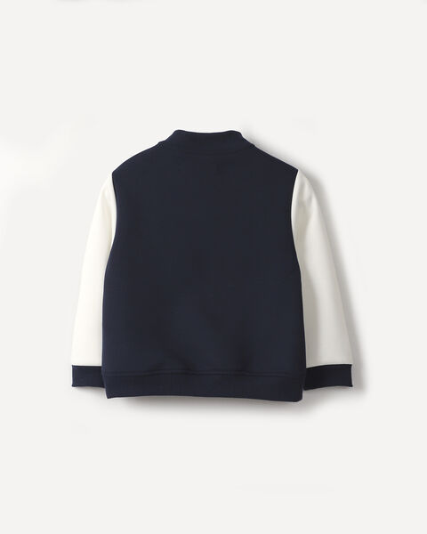 Sudadera Azul Botones