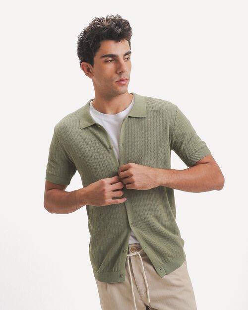Camisa Relaxed Verde
