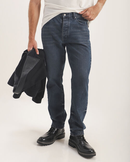 Jeans Fit Regular Azul