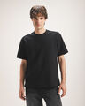 Playera Fit Relaxed,NEGRO