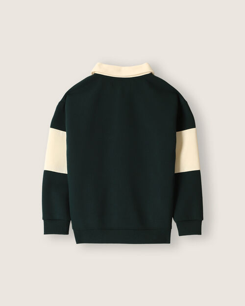 Sudadera Verde Estampada