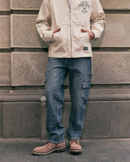 Jeans Cargo Azul