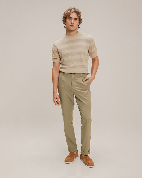 Pantalón Fit Straight Verde