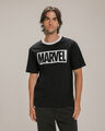 Playera De Pijama Capitán América,NEGRO