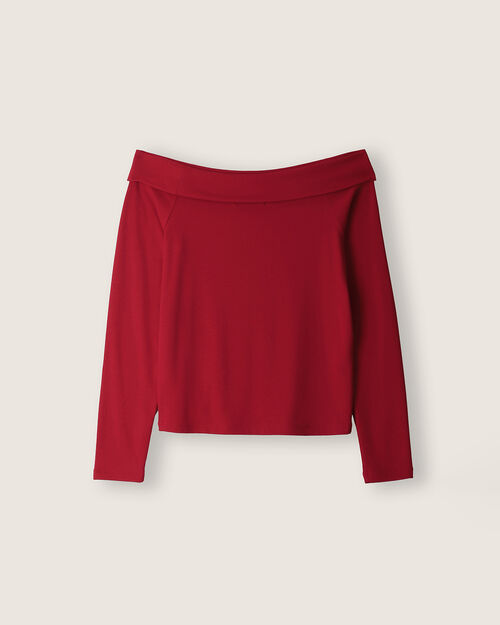 Playera Roja Cropped