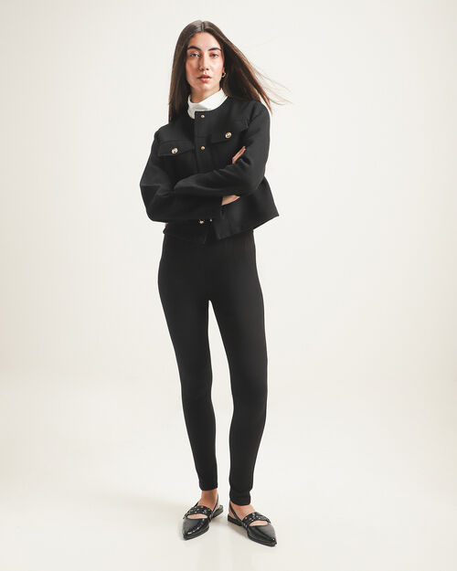 Leggings Pinzas Negro