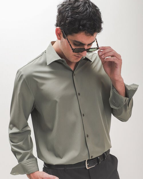 Camisa Slim Verde
