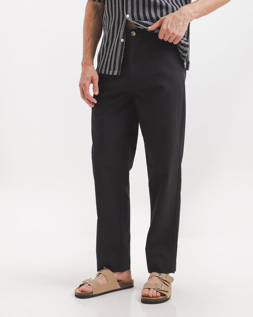Pantal&oacute;n Negro Pull On