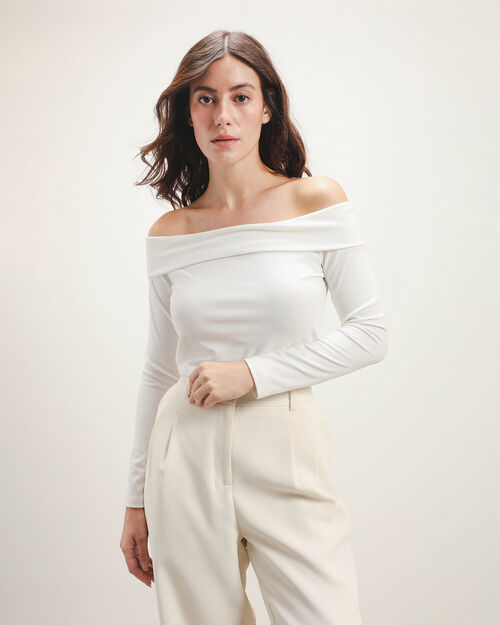 Playera Manga Larga Cropped