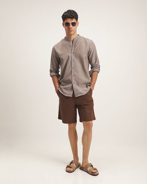 Short Caf&eacute; Con Bolsillos