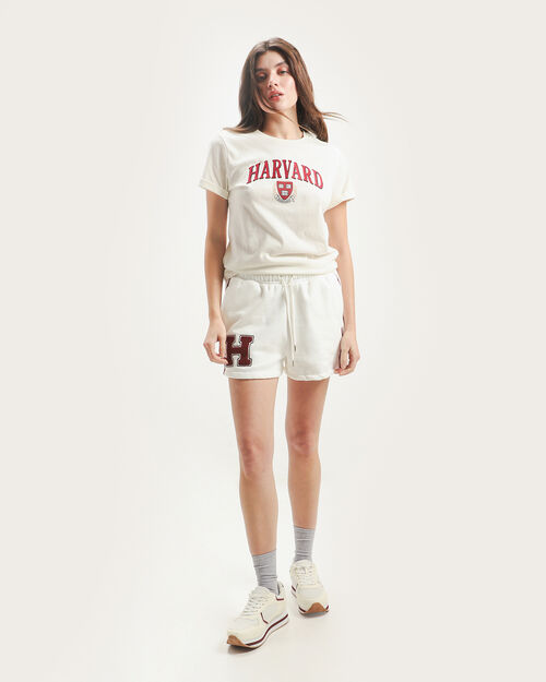 Playera Estampada Blanca
