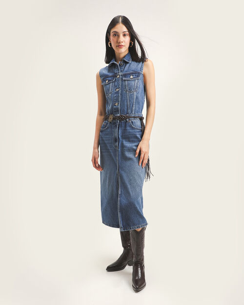 Vestido Midi Botones