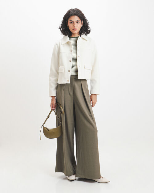 Abrigo Corto Beige