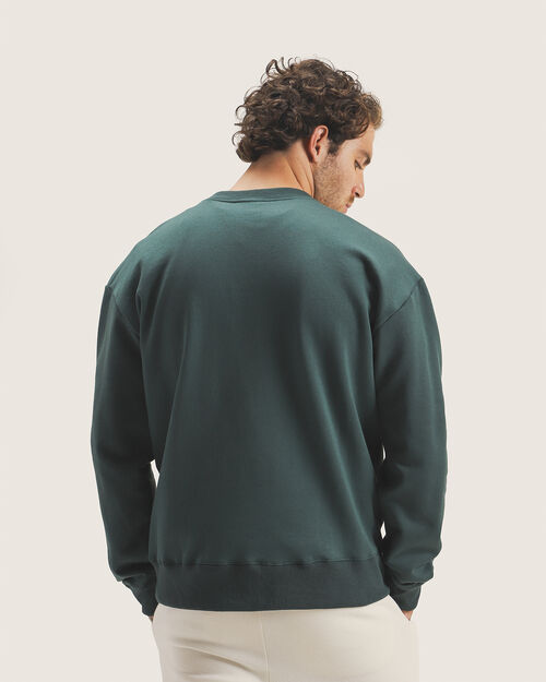 Sudadera Verde Cerrada