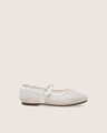 Balerina Mesh Con Hebilla,BLANCO
