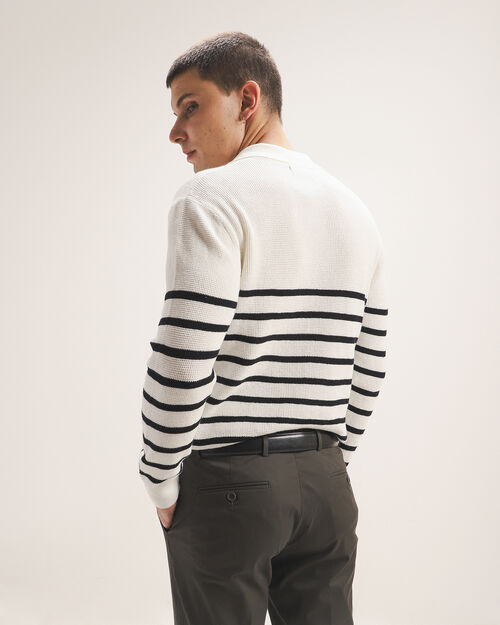 Polo Blanca De Punto