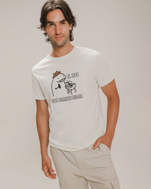 Playera Blanca Con Diseño