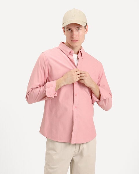 Camisa Rosa Bolsillo