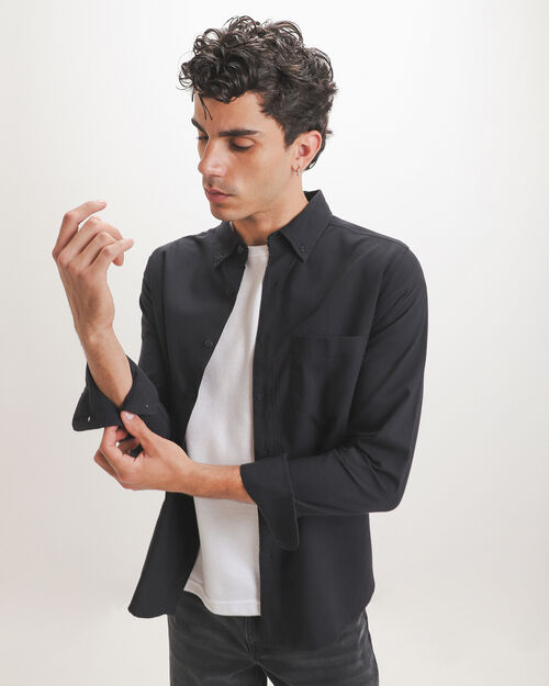 Camisa Negra Regular