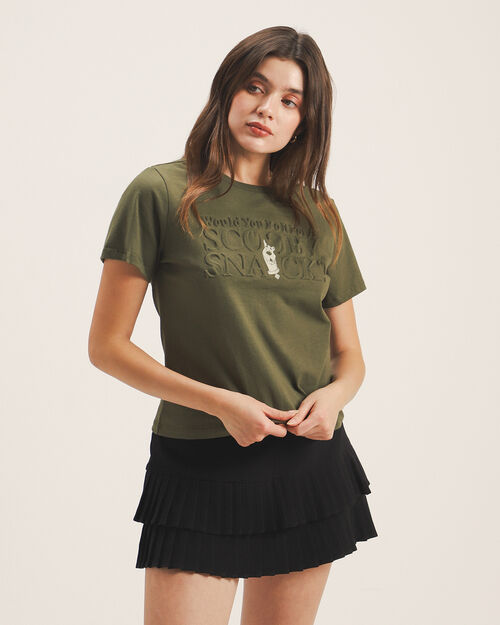 Playera Cropped Scooby Doo