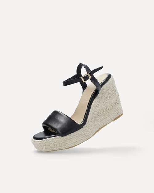 Sandalia Tac&oacute;n Negro