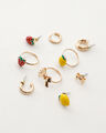 Set Aretes Frutas,ROJO