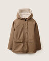 Chamarra Impermeable Café,CAFE