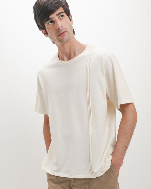 Playera Beige Con Textura