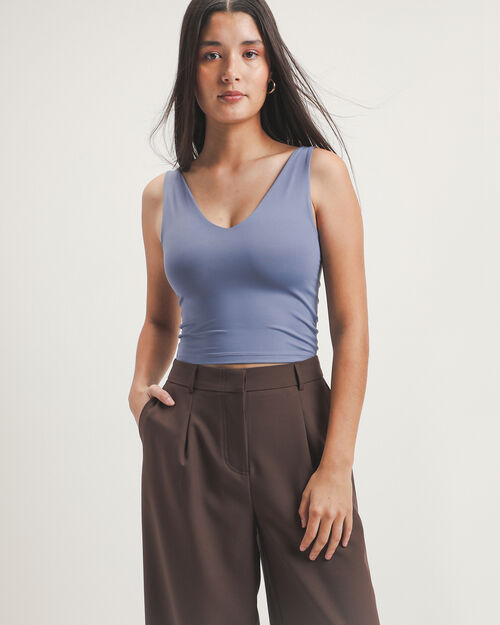 Crop Top B&aacute;sico Tirantes